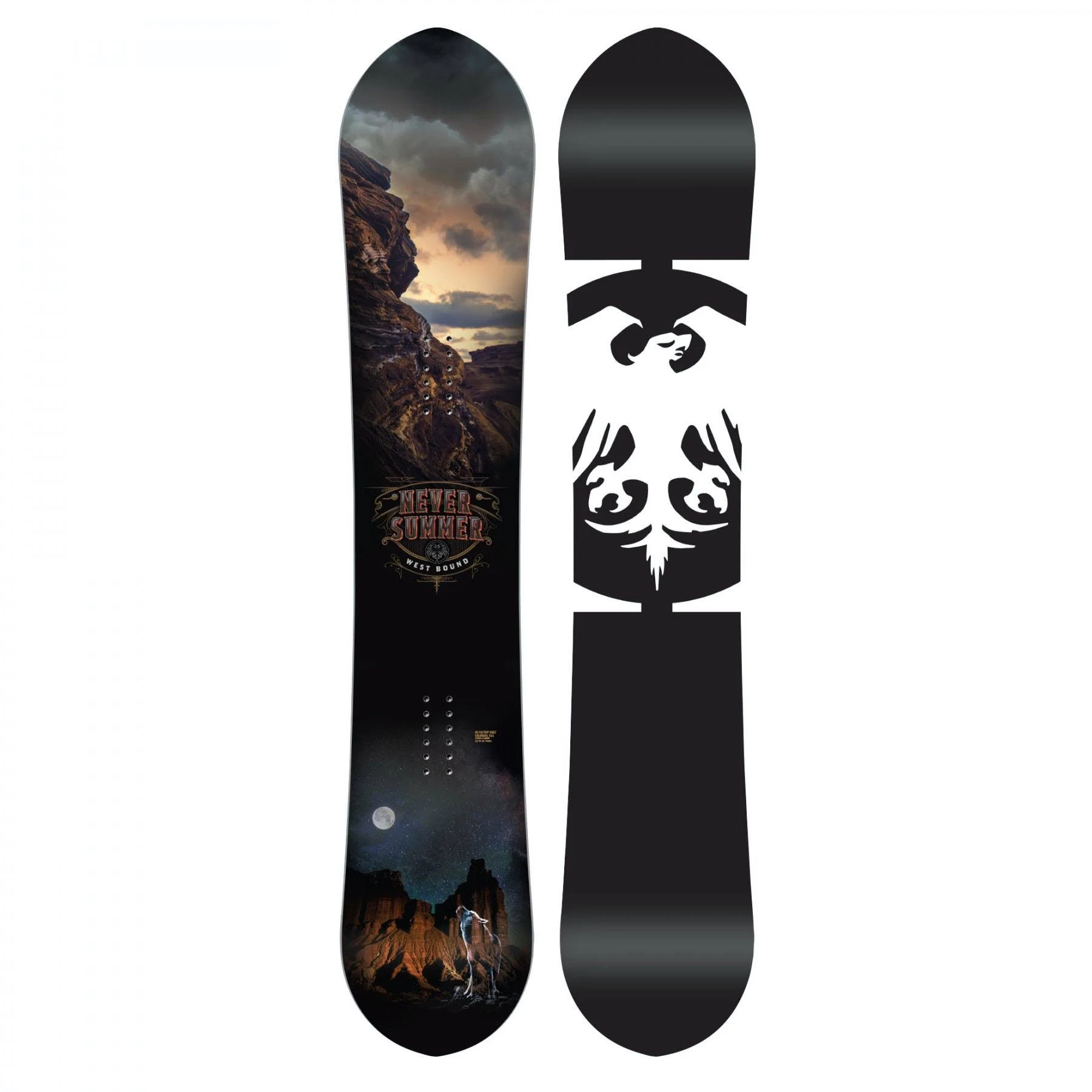 Never Summer West Bound 2020 Snowboard - 153