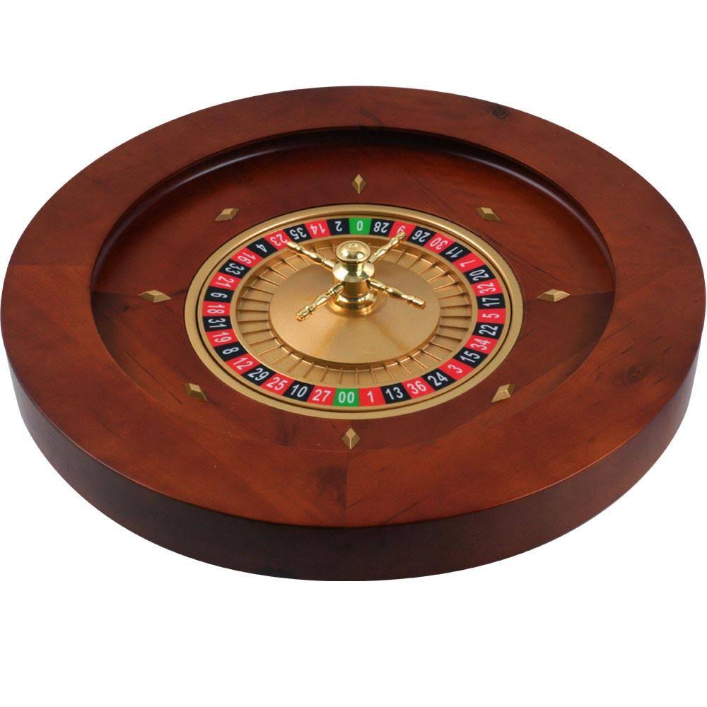 Trademark Poker 19.5x22 Deluxe Wooden Roulette Wheel