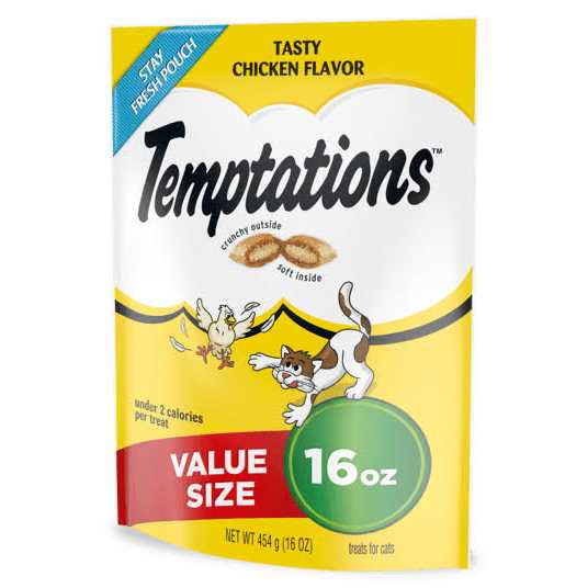Temptations Crunchy Cat Treats Flavor - Pet Supplies online store