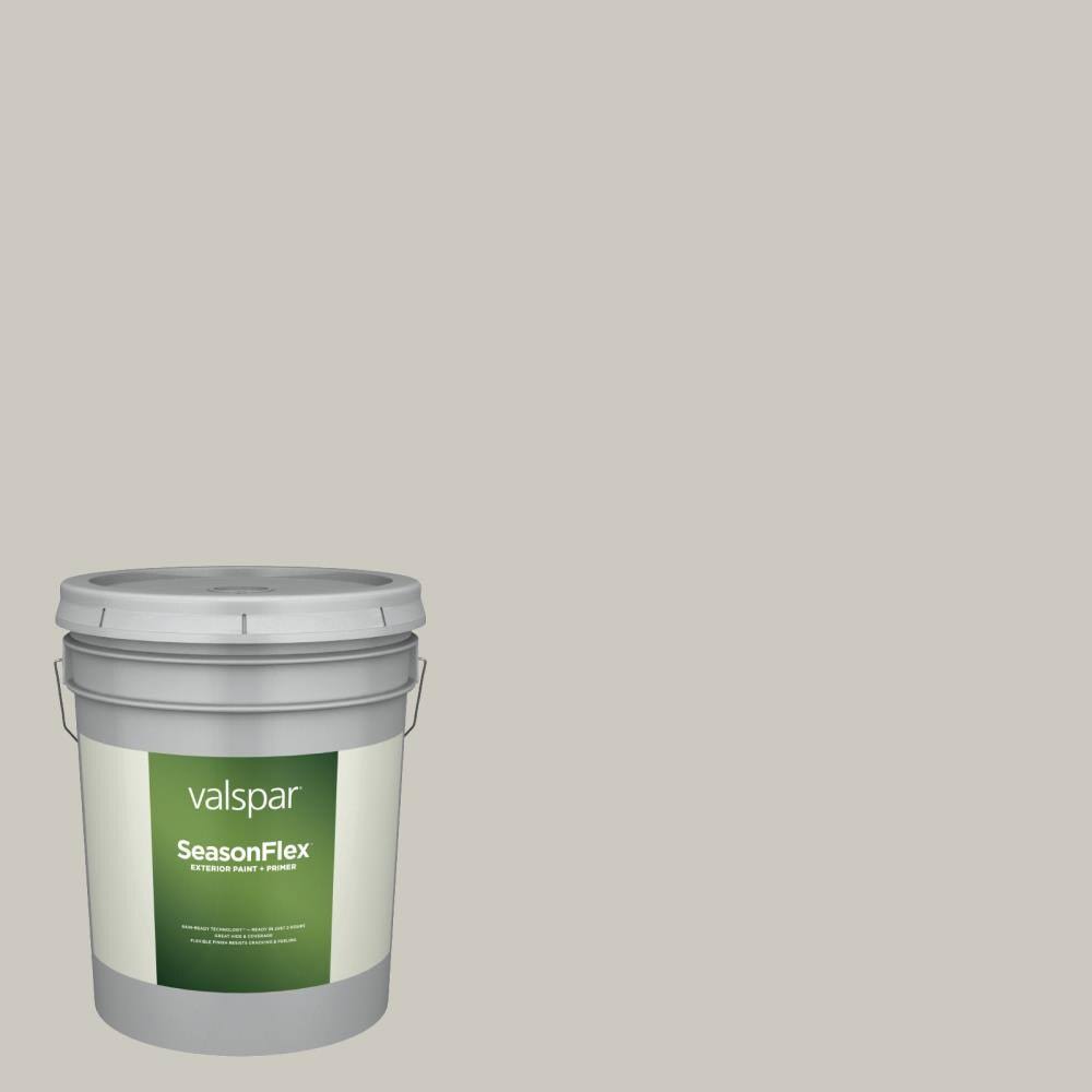 Valspar SeasonFlex Semi-Gloss Repose Gray Hgsw3477 Exterior Paint (5-Gallon) | HGSW3477-936263