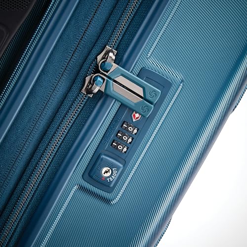 Samsonite Stryde 2 Hardside Expandable with Double Spinner Wheels, Stealth Black, 2PC Set (CO/LG)