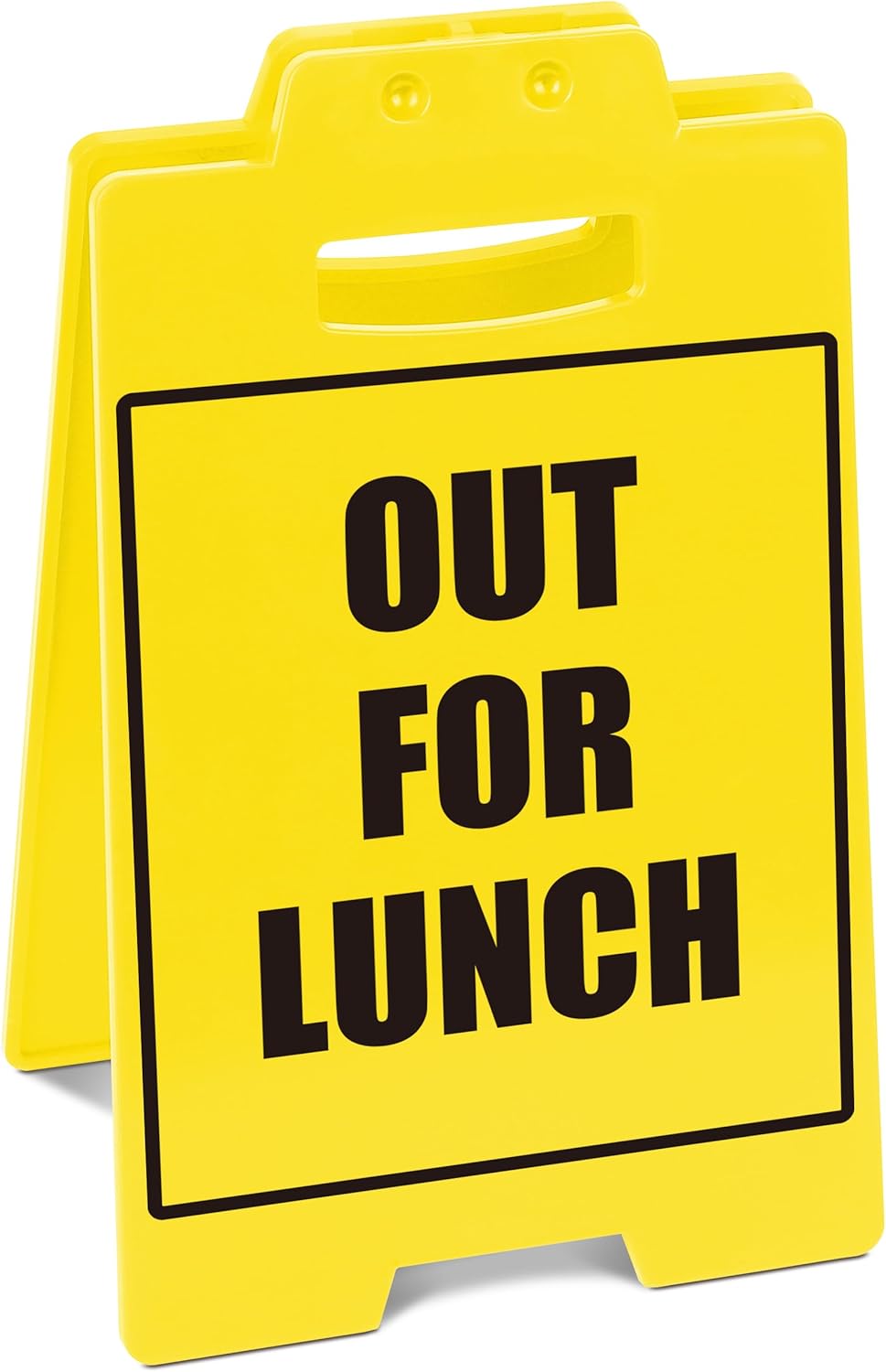 OUT FOR LUNCH Sign, Office Desk Accessories, Office Essentials for Women, Office Supplies for Desk, Cubicle Accessories, Office Decor for Women & Men, Will Be Right Back