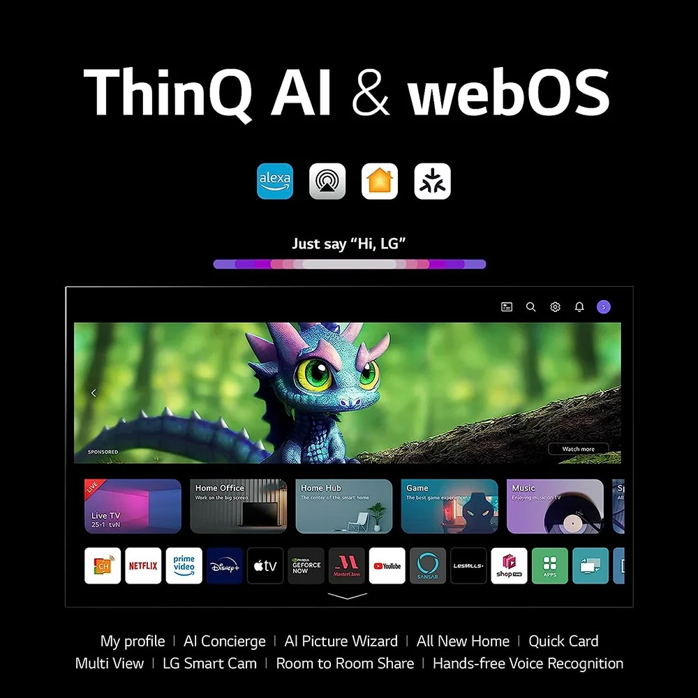 Open Box LG C3 Series 48-Inch Class OLED evo Smart TV - AI-Powered 4K, Alexa Built-in (OLED48C3PUA, 2023)