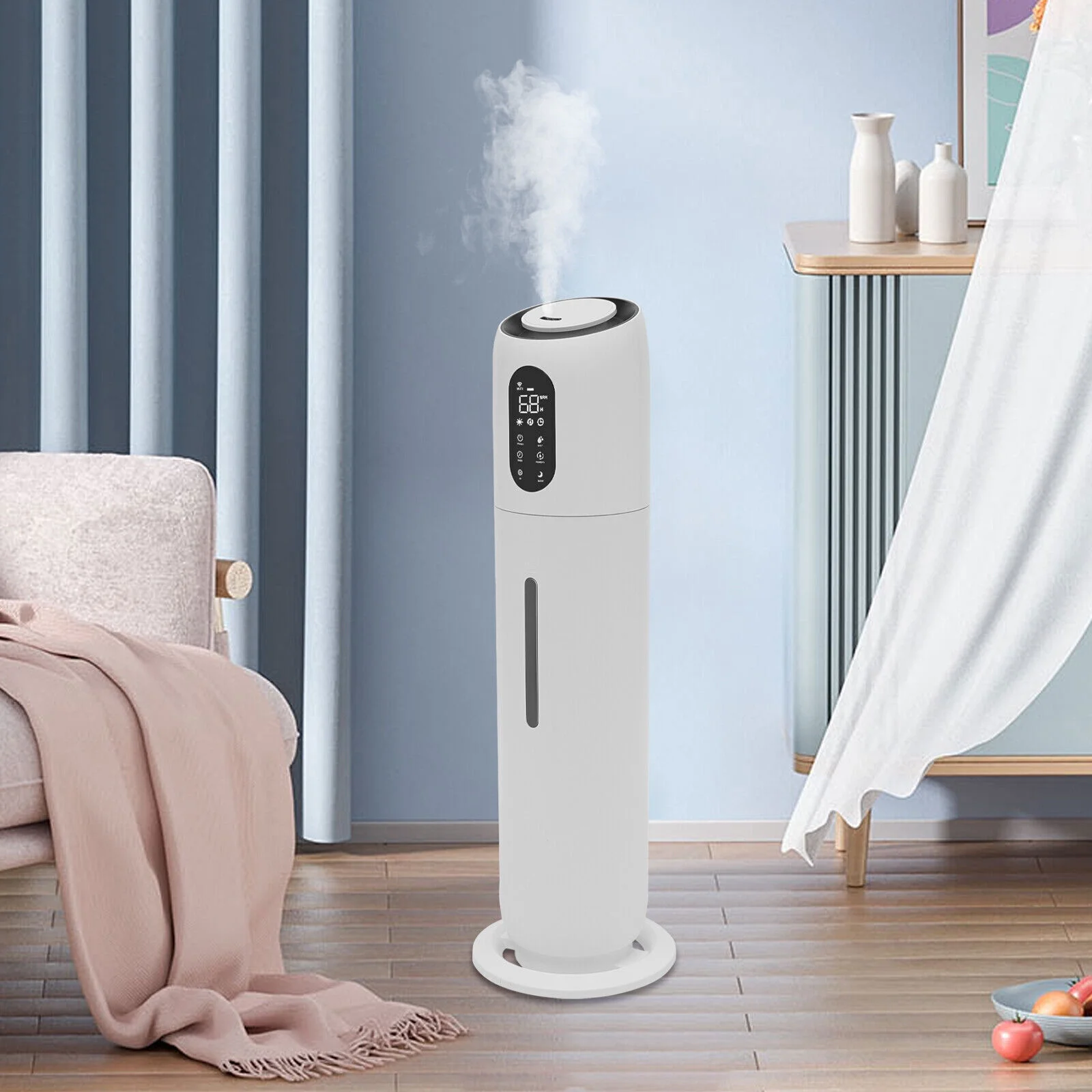 Miumaeov 9L Large Room Humidifier Whole House Ultrasonic Cool Mist Humidifier with Remote Control