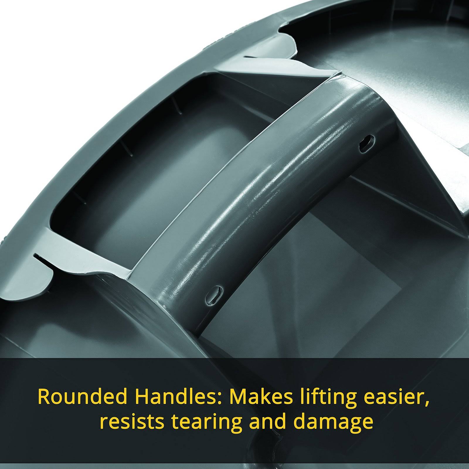 Rubbermaid Commercial FG264360GRAY Brute Vented Utlity Container, 44-Gallon, Gray