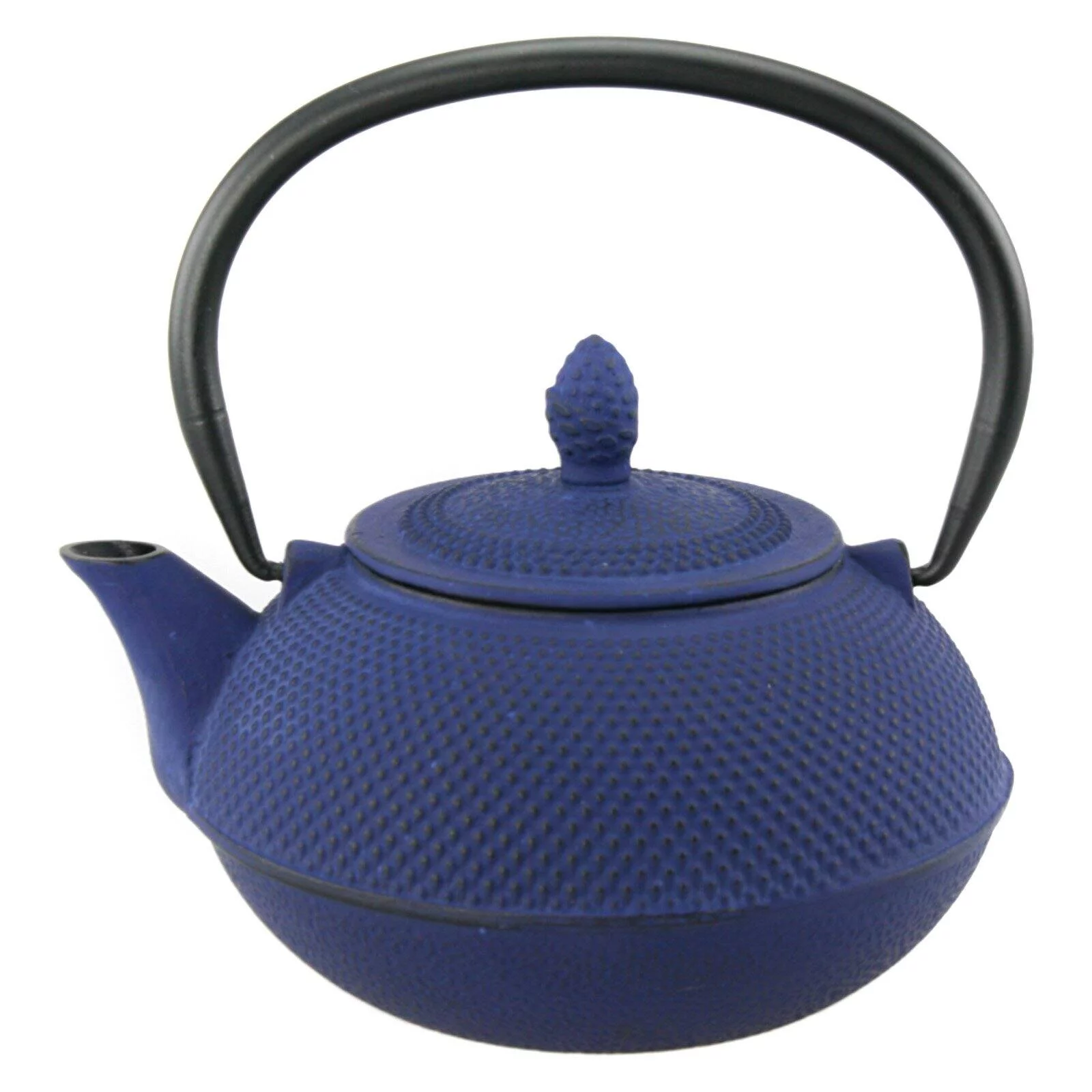 Creative Home 30 Oz Cast Iron Tea Pot-Blue