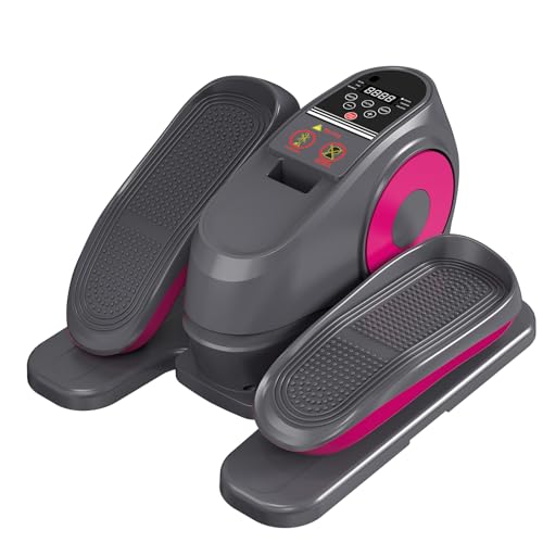 2025 New Under Desk Elliptical Machine, Electric Ellipse Leg Exerciser Pro As Seen On TV with 16 Adjustable Speed, Quiet and Fully Assembled with Remote Control & Non-Slip Foot Straps