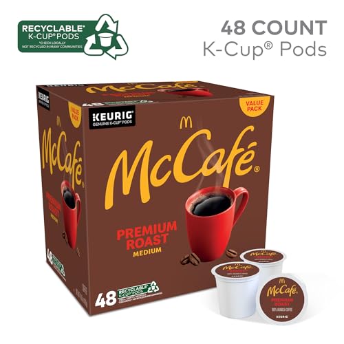 McCafe Premium Roast Coffee, Keurig Single Serve K-Cup Pods, Medium Roast, 96 Count