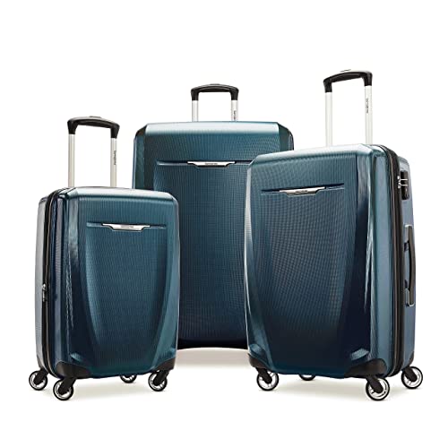 Samsonite Winfield 3 DLX Hardside Expandable Luggage with Spinners, Silver, Carry-On 20-Inch