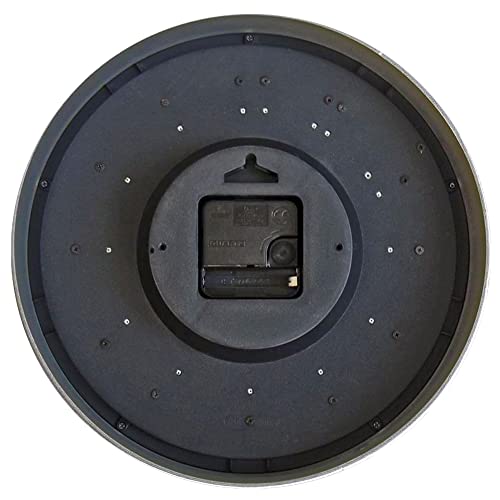 FirsTime & Co.® Steel Dimension Wall Clock, American Crafted, Silver, 10 x 2 x 10,