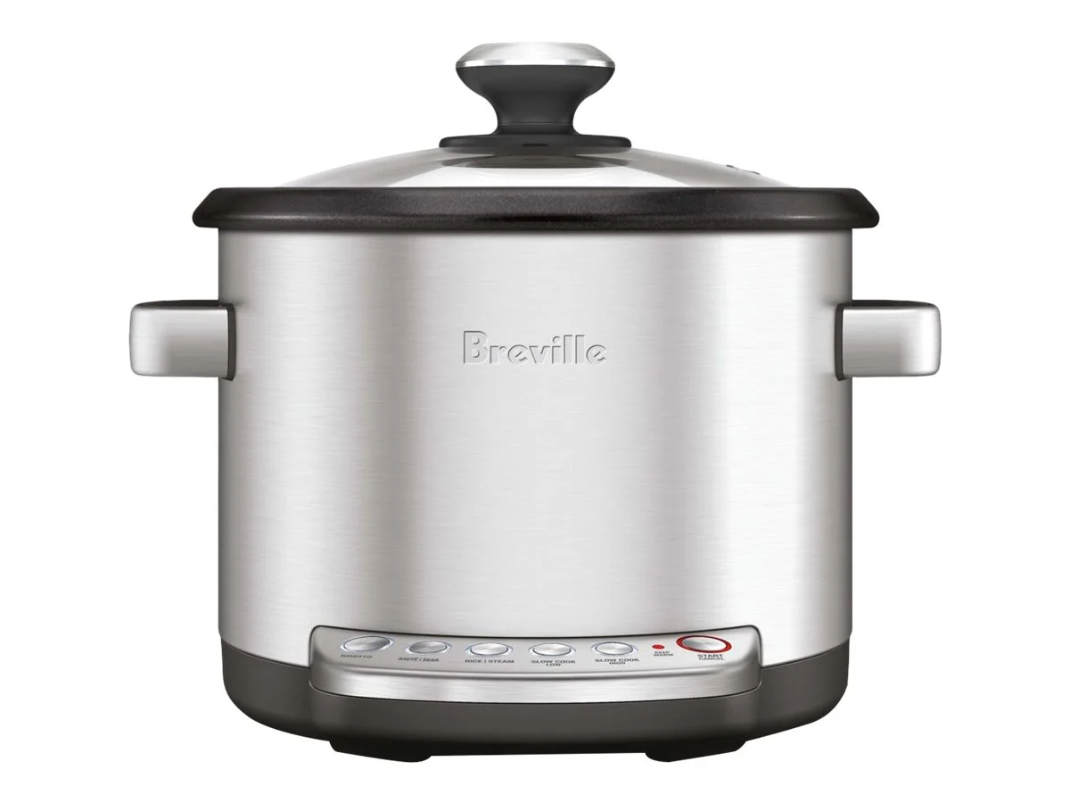 Breville the Risotto Plus 4 QT Sauteing Slow Cooker Rice Cooker and Steamer