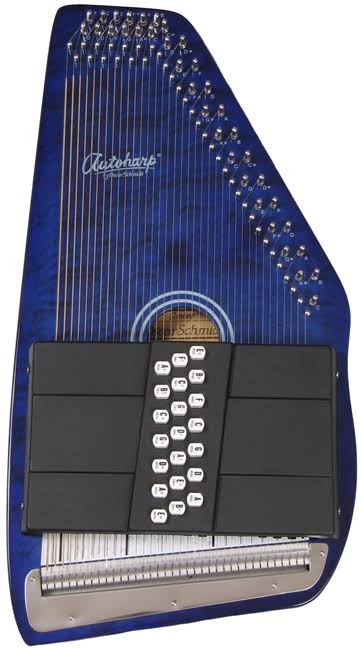 Oscar Schmidt | OS21CQTBL Autoharp Blue