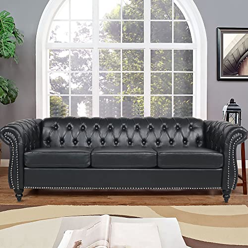 Chesterfield Sofa Leather, 84