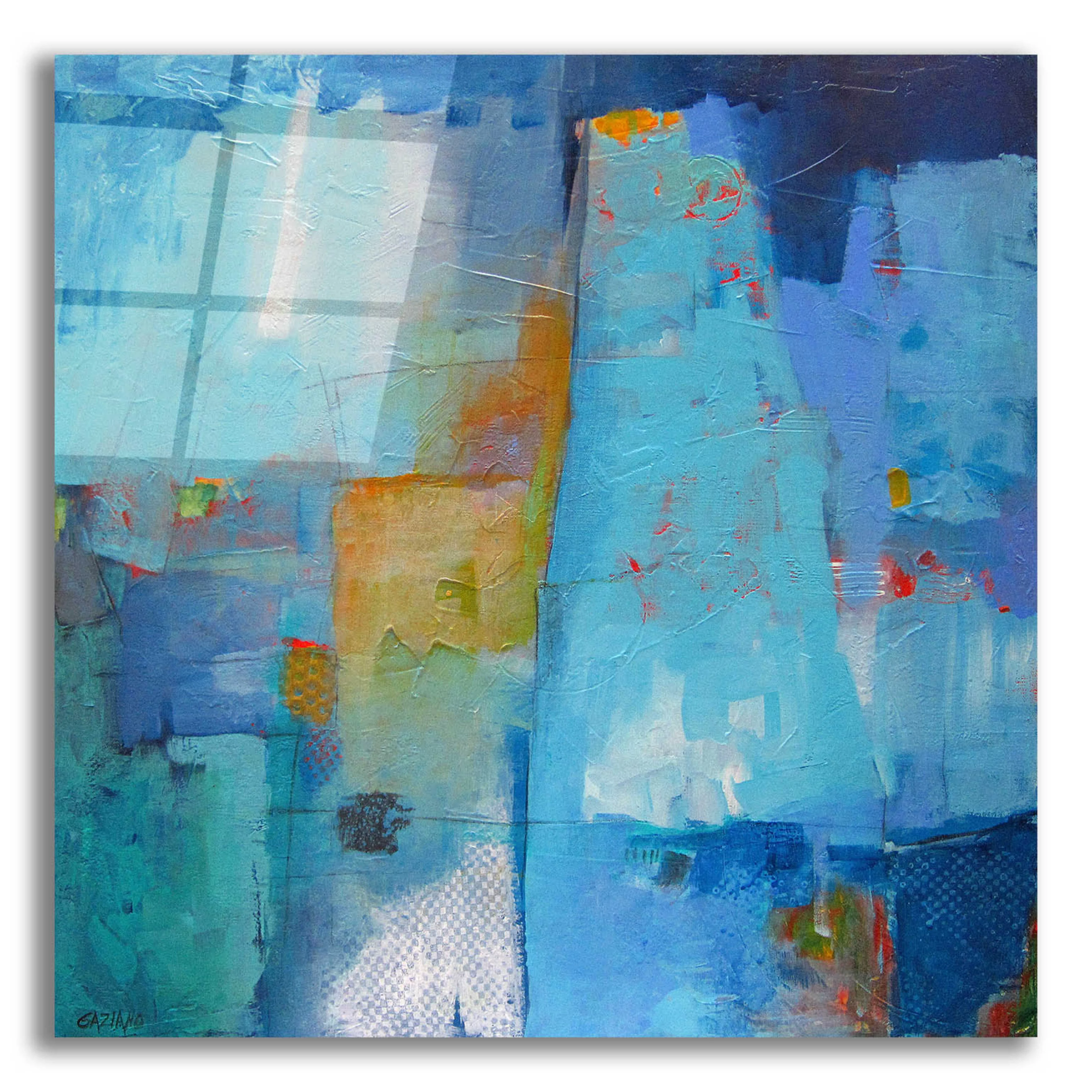 Epic Art 'Juxtaposition' by Dorothy Gaziano, Acrylic Glass Wall Art, 12