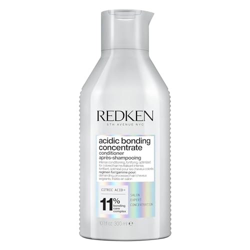Redken Bonding Conditioner for Damaged Hair Repair | Strengthens and Repairs Weak and Brittle Hair | Acidic Bonding Concentrate | Safe for Color-Treated Hair | For All Hair Types