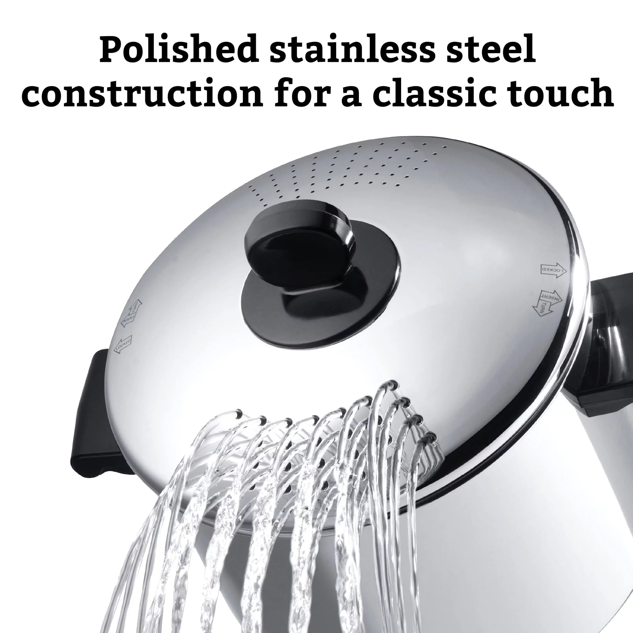 Farberware Classic Stainless Steel 8 Quart Covered Straining Stockpot