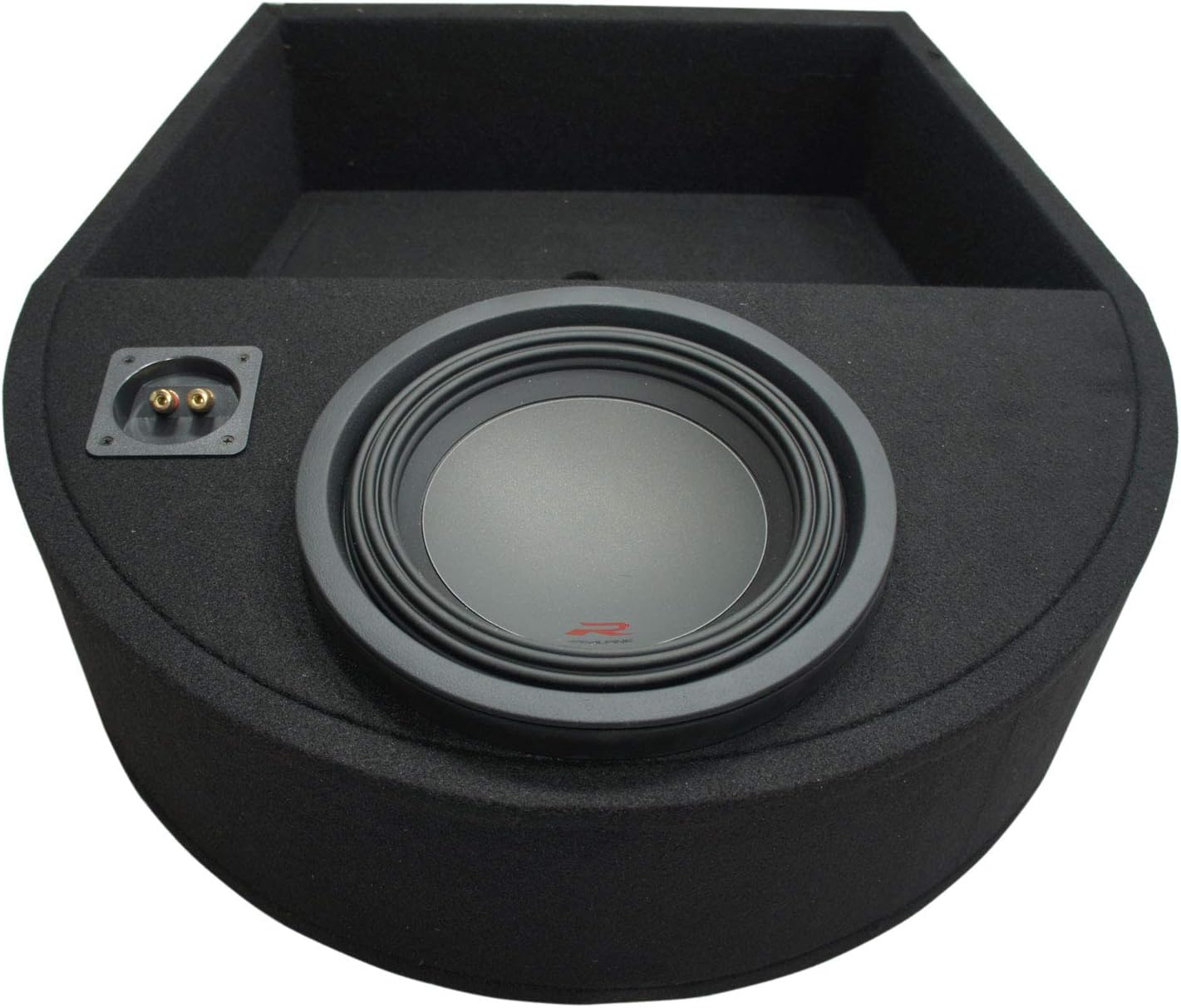 Universal Replacement Spare Tire Well Alpine R-W10D4 Type R Car Audio Subwoofer Custom Single 10 Sub Box Enclosure Package