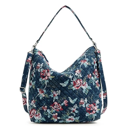 Vera Bradley Women's Cotton Oversized Hobo Shoulder Bag