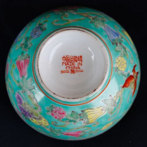 Chinese bowls,Ceramic Bowl,Soup Bowl,Chinese Ancient Palace Style Porcelain Rice Bowl,Porridge Bowl,Soup Bowl11.5cm 4.5in Butterfly Household Ceramic Tableware Meal