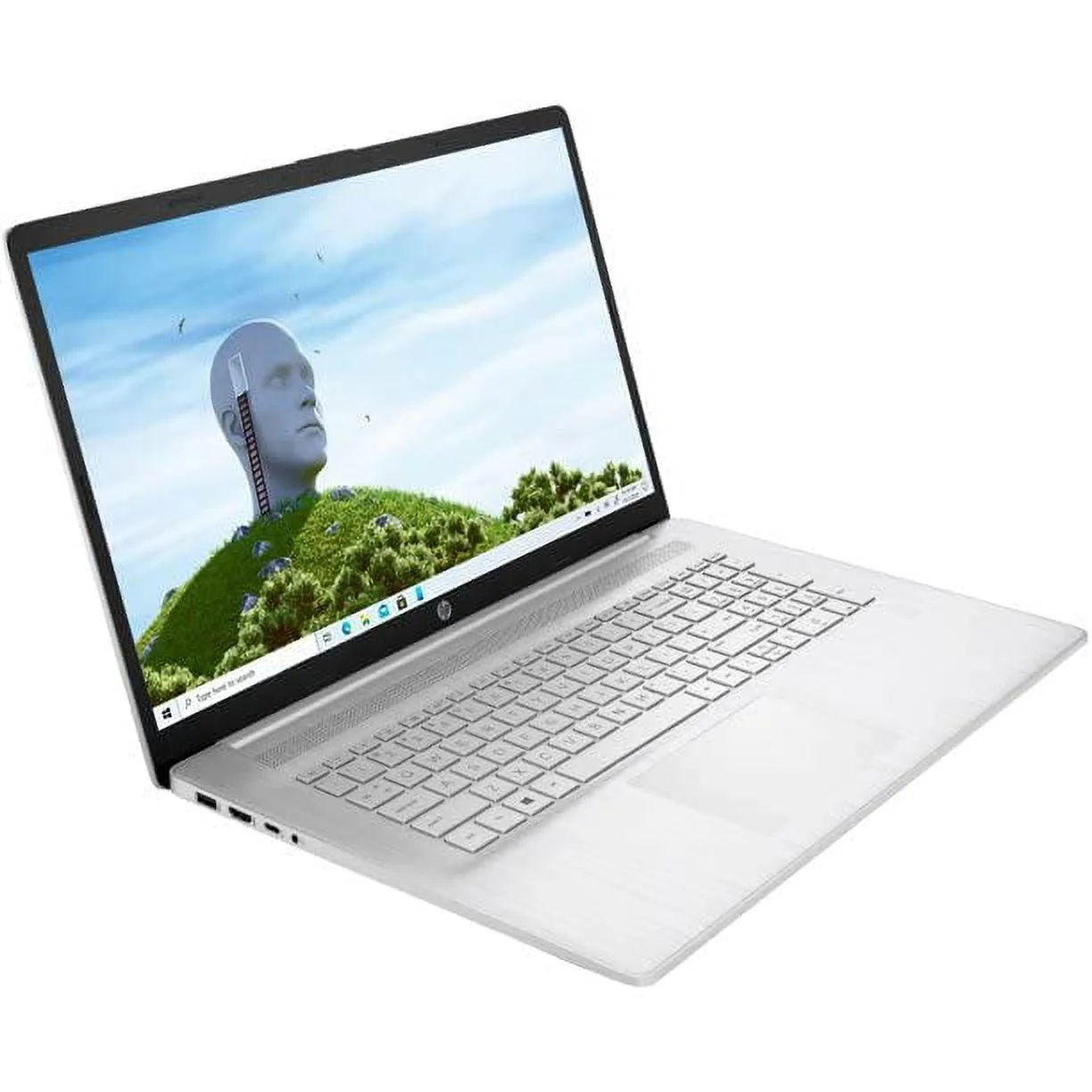 2022 HP Laptop | 17.3 FHD IPS Display | Intel 4-Core i7-1165G7 Processor | Intel Iris Xe Graphics | 32GB DDR4 512GB NVMe SSD | WiFi AC | BT5.0 | USB-C | Webcam | Natural Silver | Windows 11 Pro