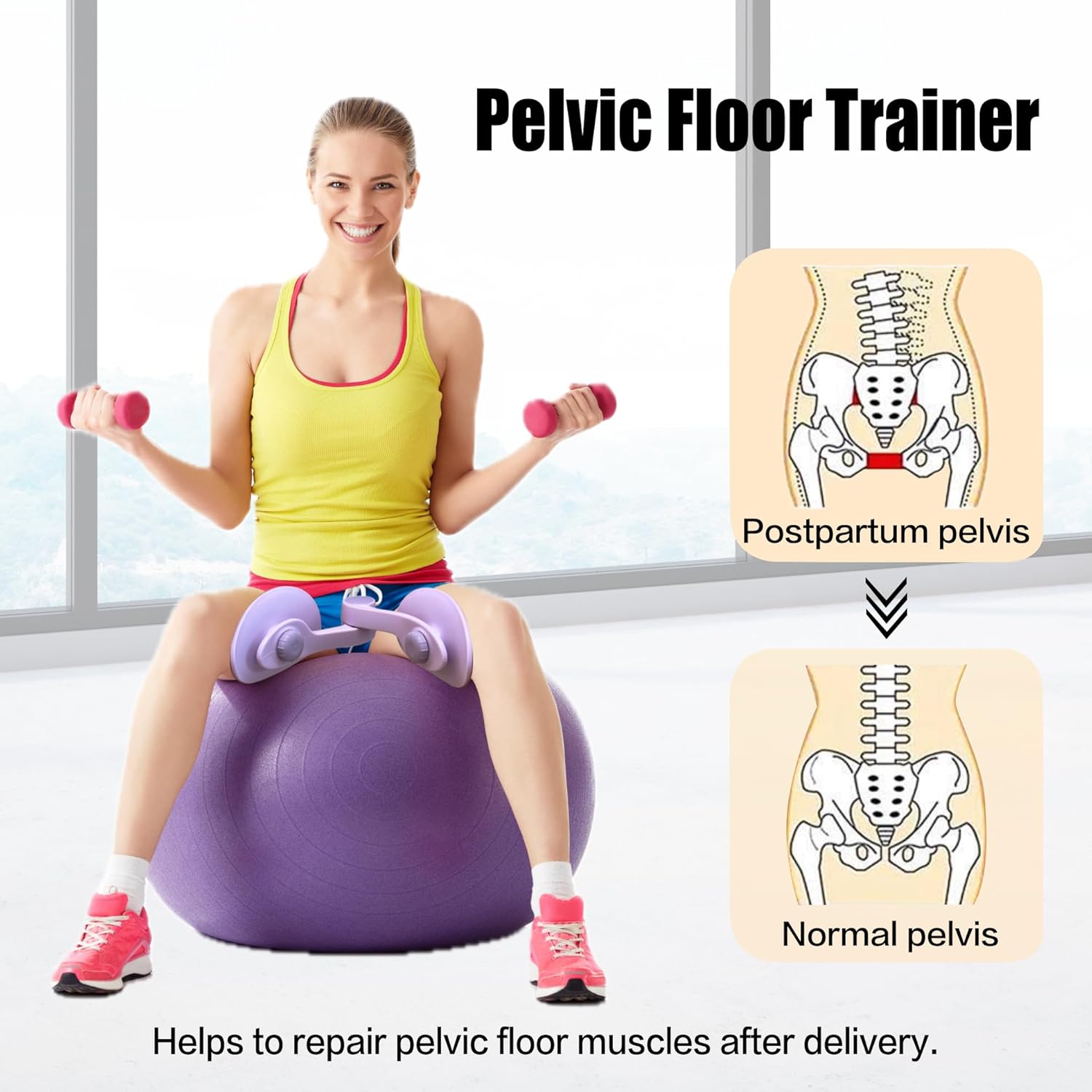 Thigh Master Hip Trainer , Thigh Toner，Kegel Trainer，Inner thigh trainer ，Hip and Pelvis Trainer