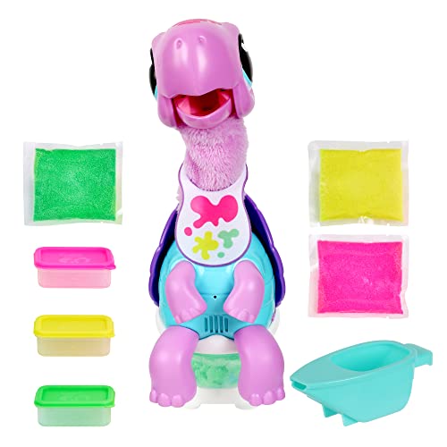 Little Live Pets Gotta Go Flamingo Value Pack: Sherbet | Interactive Plush Toy That Eats, Sings, Dances, Poops and Talks. Bonus Food, Containers and Bib. Batteries Included. for Kids Ages 4+.