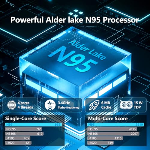 15.6 Inch Laptop Computer, Gaming Laptop, Laptops 16GB RAM 1TB SSD N95 Processor (up to 3.4GHz), FHD IPS 1920 x 1080 Laptops Computers Supports 180 Angle Opening Backlit Keyboard Fingerprint Unlock