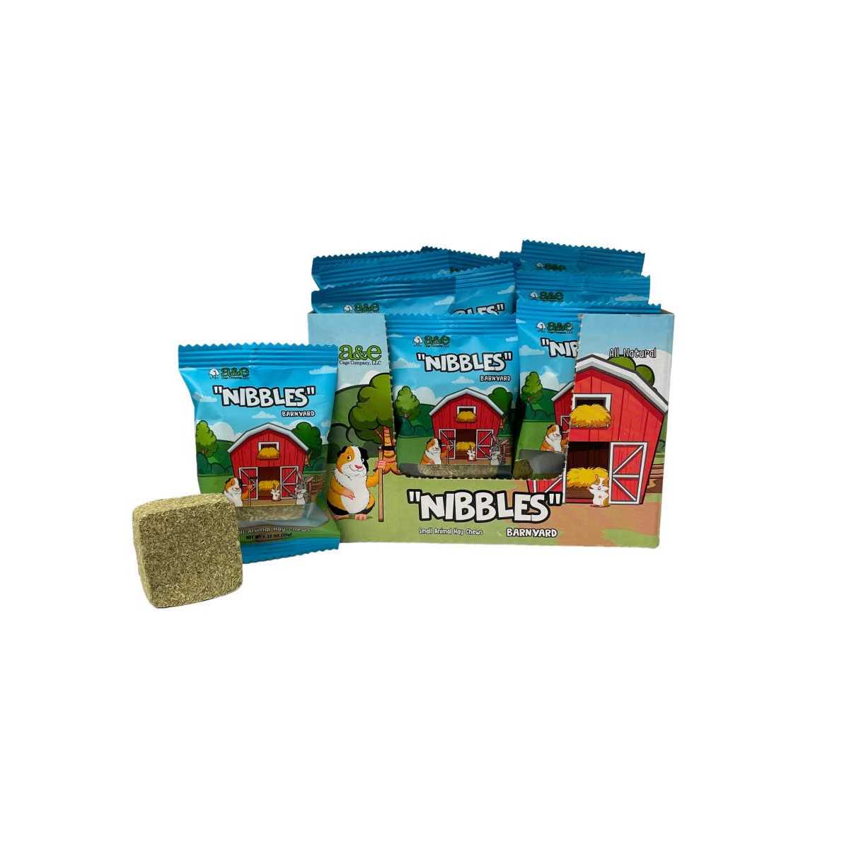 A & E Cages Barnyard Nibbles Hay Chew Small Animal Bites - Pet Supplies online store