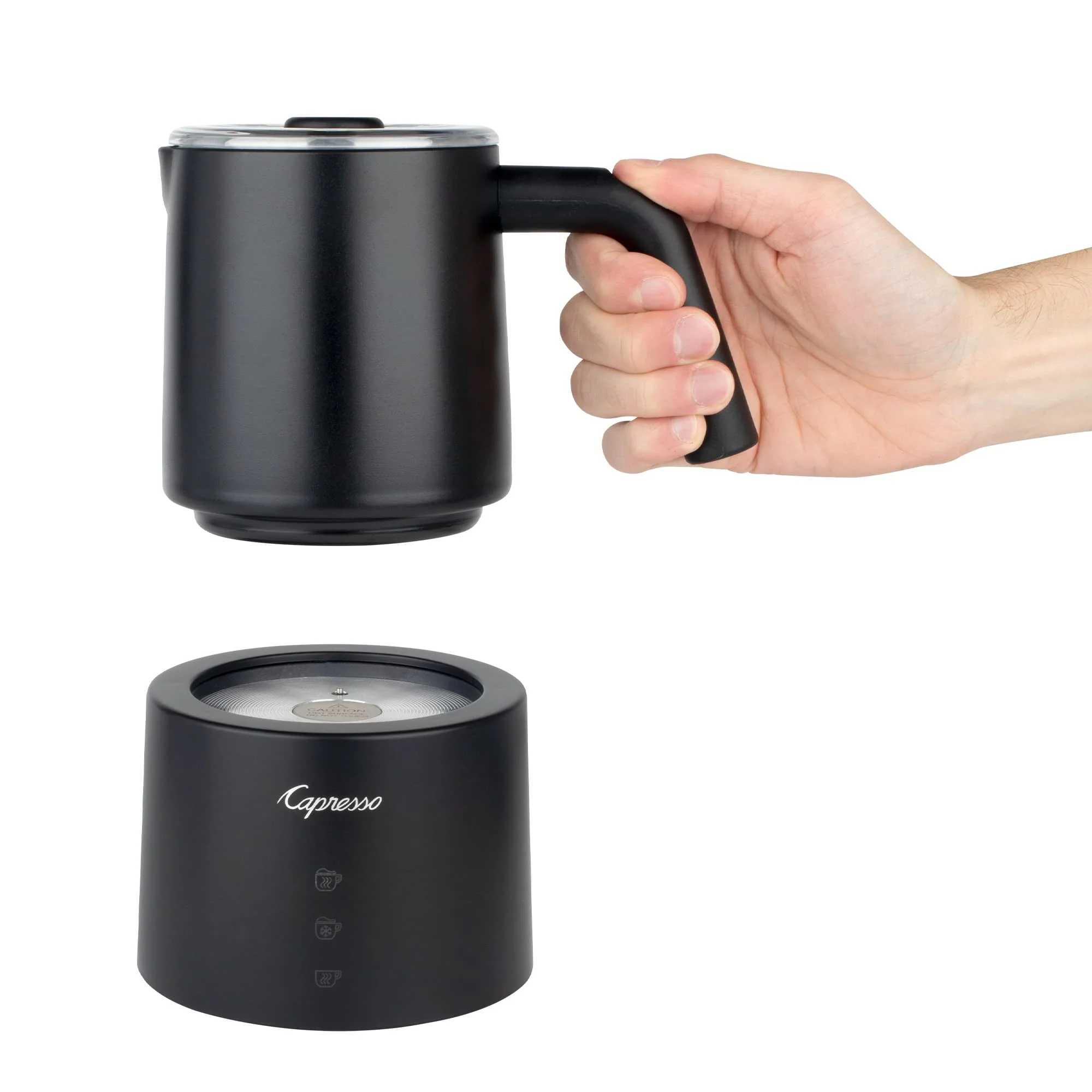 Capresso froth TS Automatic Milk Frother & Hot Chocolate Maker with BPA Free Pitcher