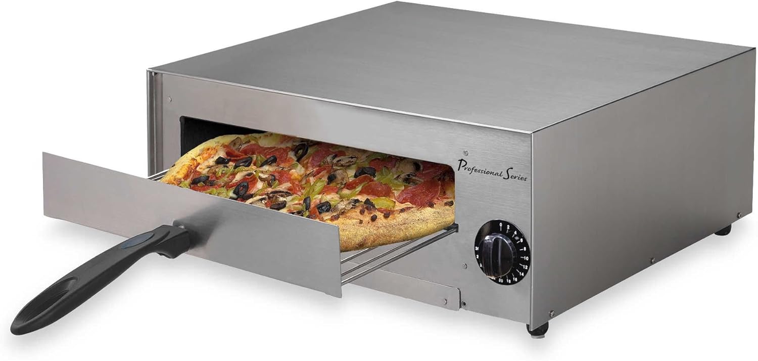 Pizza Oven and Frozen Snack Baker Stainless Steel
