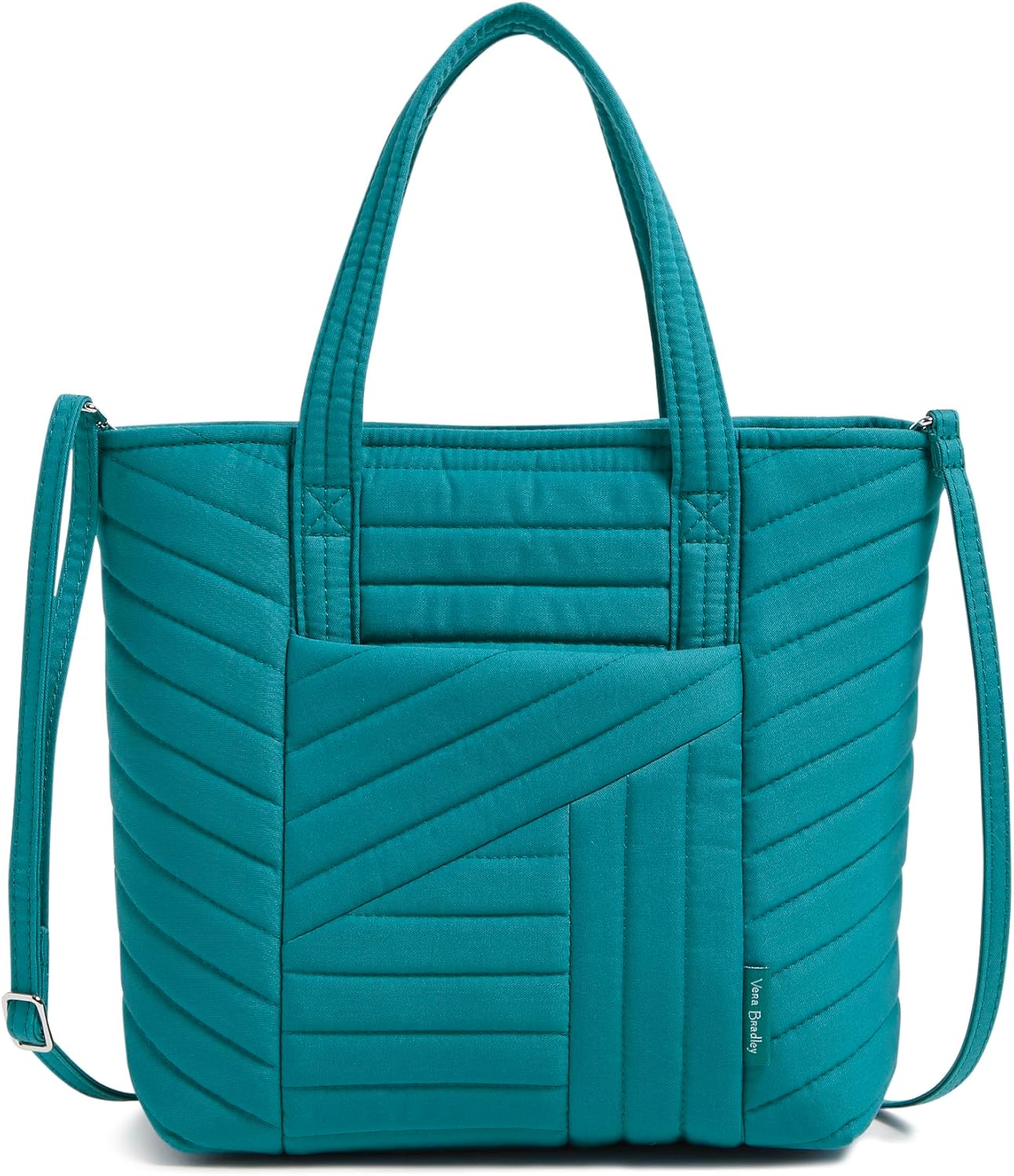 Vera Bradley Cotton Mini Vera Tote Bag, Forever Green