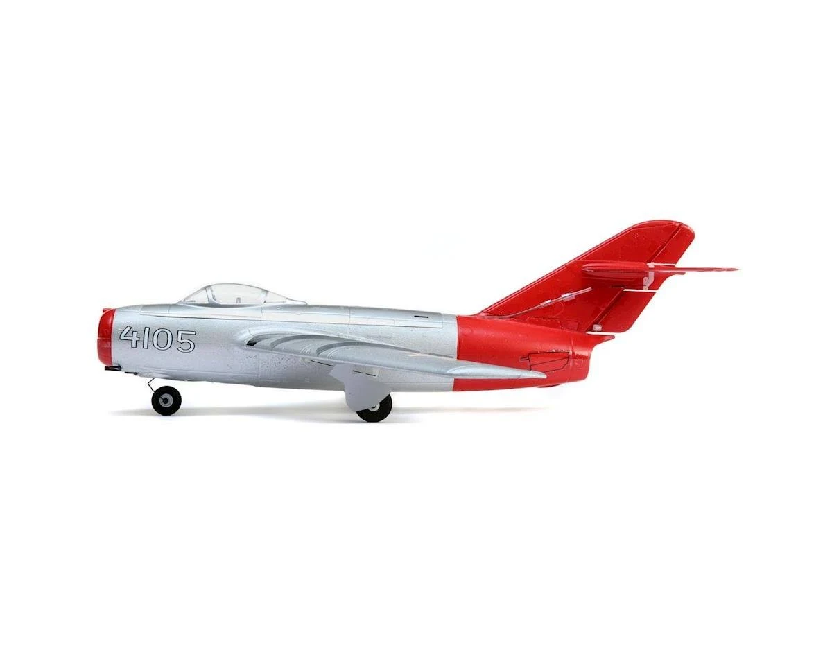 E-flite UMX MiG-15 28mm EDF Jet BNF Basic with AS3X and Safe Select, EFLU6050