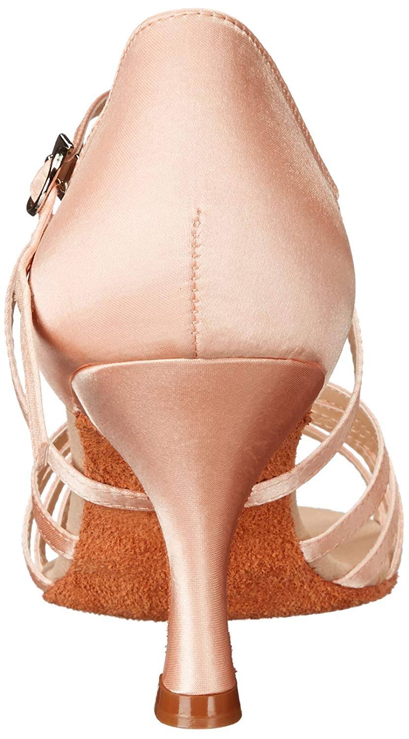 Capezio Social Dance - Rosa 2.5x22 Heel, Camel Satin