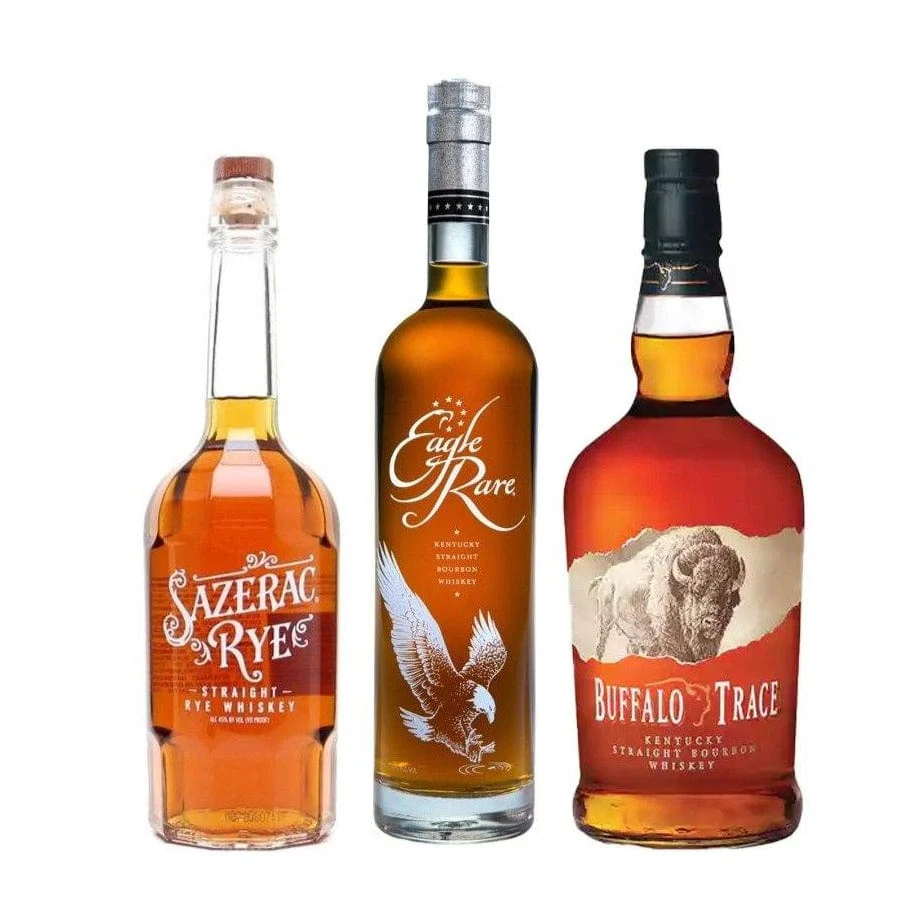 Eagle Rare 10 Year & Buffalo Trace Bourbon & Sazerac Rye Bundle - Nestor Liquor