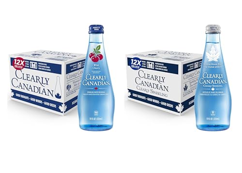 Clearly Canadian Mountain Blackberry Sparkling Water, 11 Fl Oz