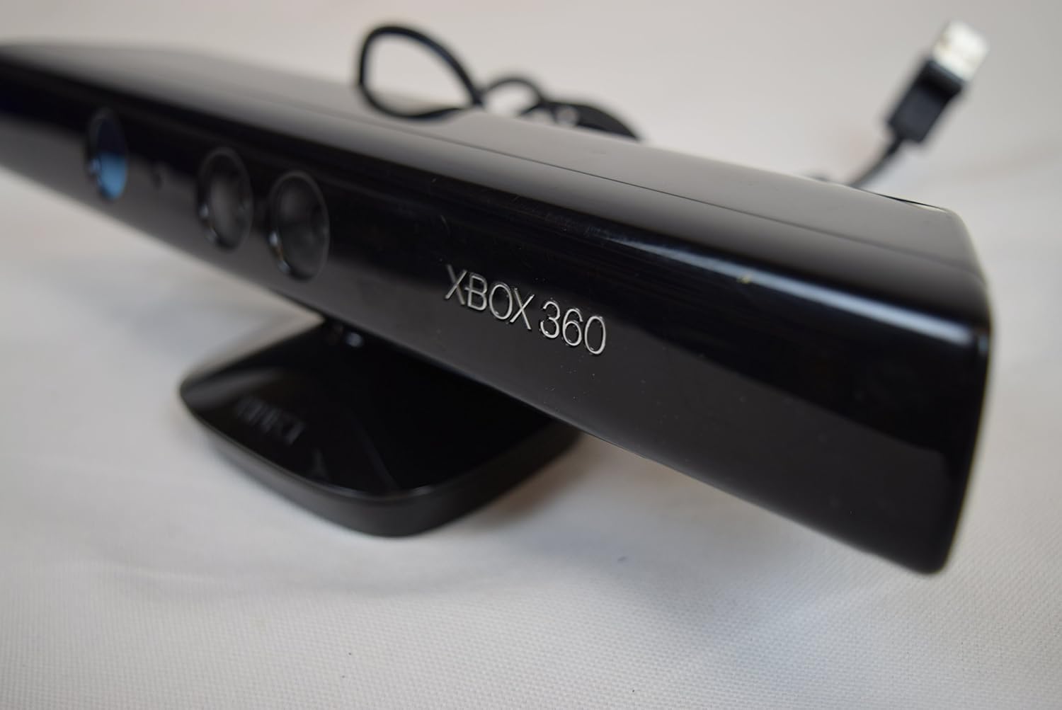 XBOX 360 Microsoft Kinect Sensor Bar Only Black 1414 Wired Motion Sensor Camera