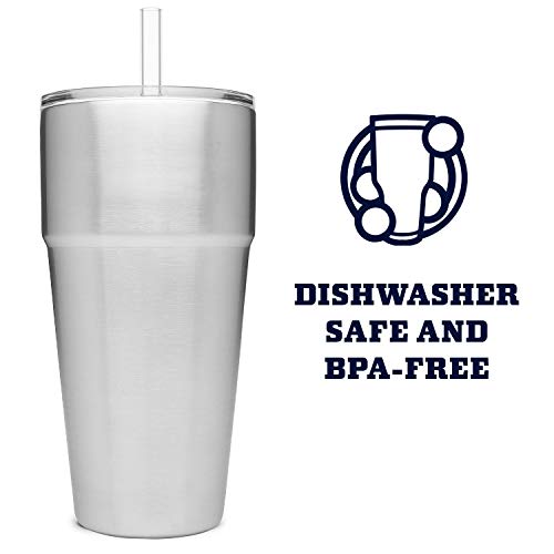 YETI Rambler 26 oz Straw Cup, Vacuum Insulated, Stainless Steel with Straw Lid