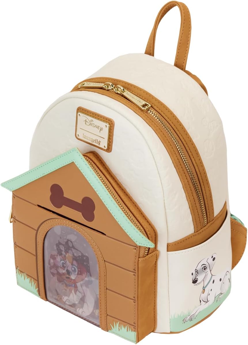 Loungefly Disney I Heart Dogs Dog House Triple Lenticular Double Strap Shoulder Bag