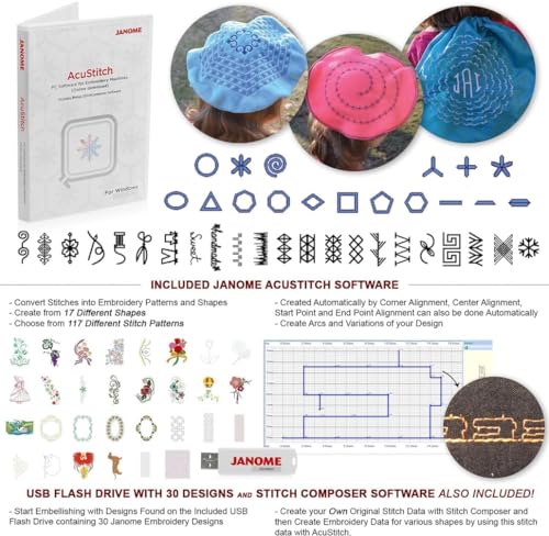 Janome Memory Craft 500E Embroidery Machine