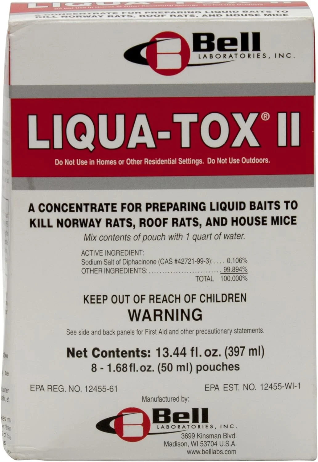 LIQUA-TOX II Rodenticide - Curated Treasures Market