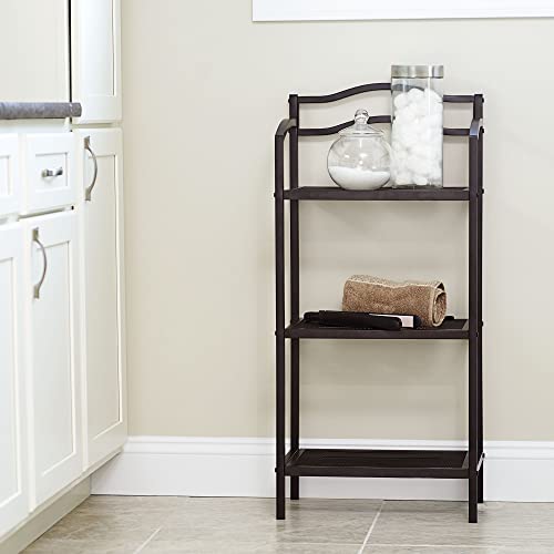 Household Essentials 3-Tier Metal Bathroom Storage Shelf, White