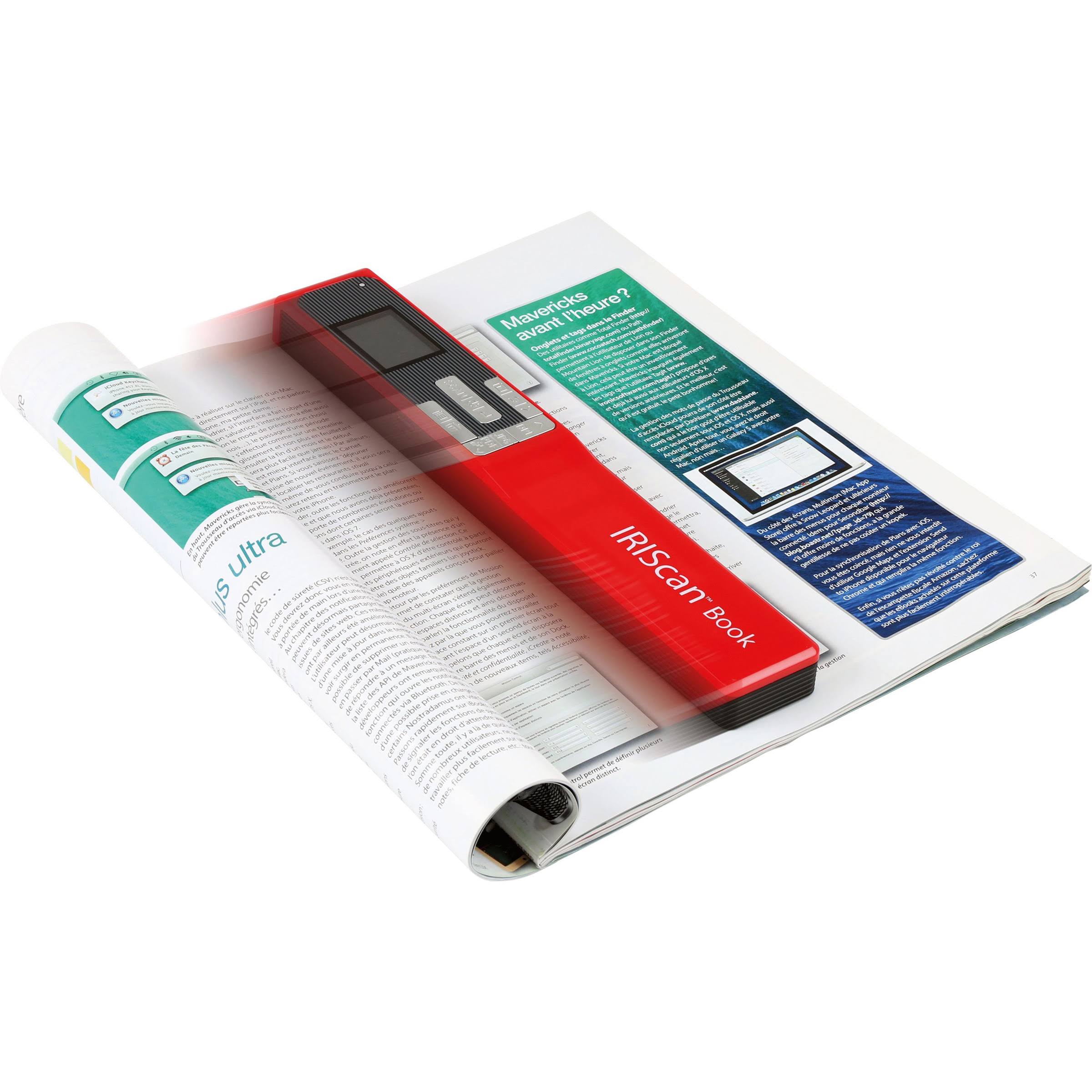 Iris Iriscan Book 5 Portable Scanner Red