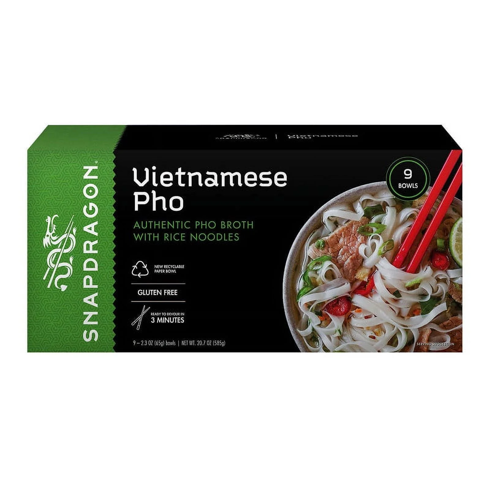 2 Pack Snapdragon Vietnamese Pho Bowls, 2.3 oz, 9 Count