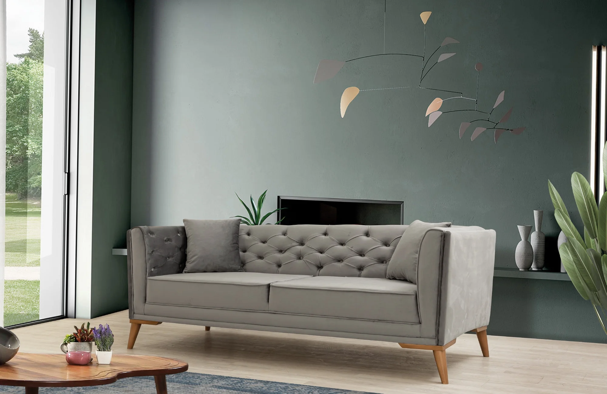 Alice Gray Sofa