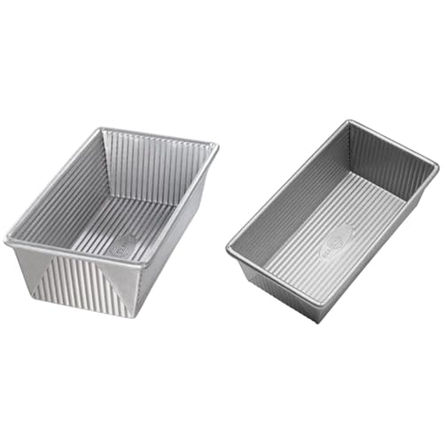 USA Pan Nonstick Standard Bread Loaf Pan, 1 Pound, Aluminized Steel