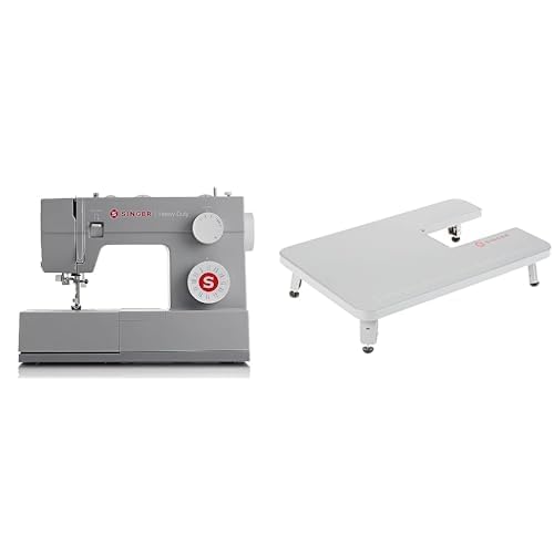 SINGER Heavy Duty 4423 High Speed Sewing Machine with Accessory Kit | Strong Motor With Enhanced Piercing Power, 97 Stitch Applications, Full Metal frame, 1-step Buttonhole & LED Light