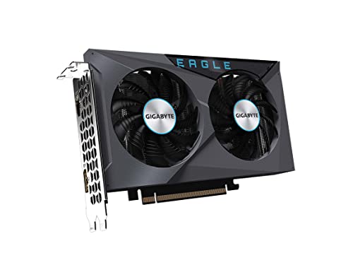 GIGABYTE Radeon RX 6500 XT Eagle 4G Graphics Card, WINDFORCE 2X Cooling System, 4GB 64-bit GDDR6, GV-R65XTEAGLE-4GD Video Card