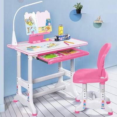 31.5x22 W Writing Desk and Chair Set Zoomie Kids Color: Pink