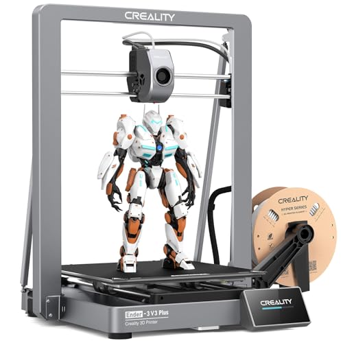 Creality K1C 3D Printer, 600mm/s High-Speed Auto Leveling Clog-Free Robust Direct Extruder K1 SE Upgraded 3D Printer with AI Camera 300°C Printing Silent Mode Support Carbon Fiber Filaments