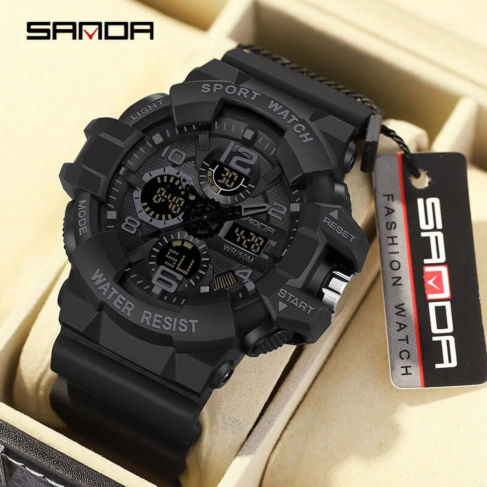 Sanda Brand G- Style Military Watch Men Digital Shock Sports Watches For Man Waterproof Electronic Wristwatch Mens 2022 Relogios - Quartz Wristwatches - AliExpress